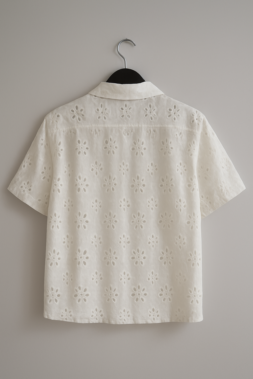 Cutwork Cotton Shirt